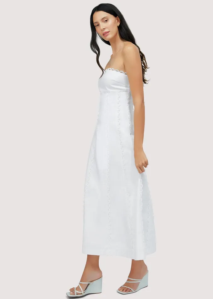 Majorca Breeze Maxi Dress Offwhite Women Lost Wander Dresses