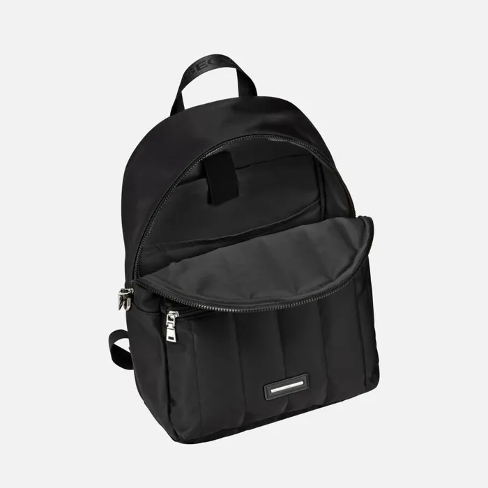 Man Geox Bags TRAVEGGY Z MAN Black Backpack Black