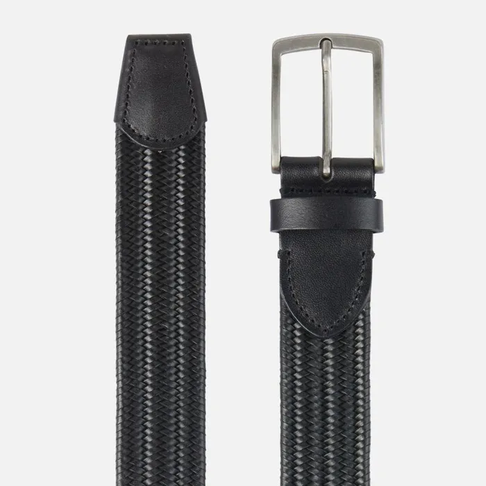 Man Geox Belts BELT Men039s Black Elasticated Comfortable Belt Black