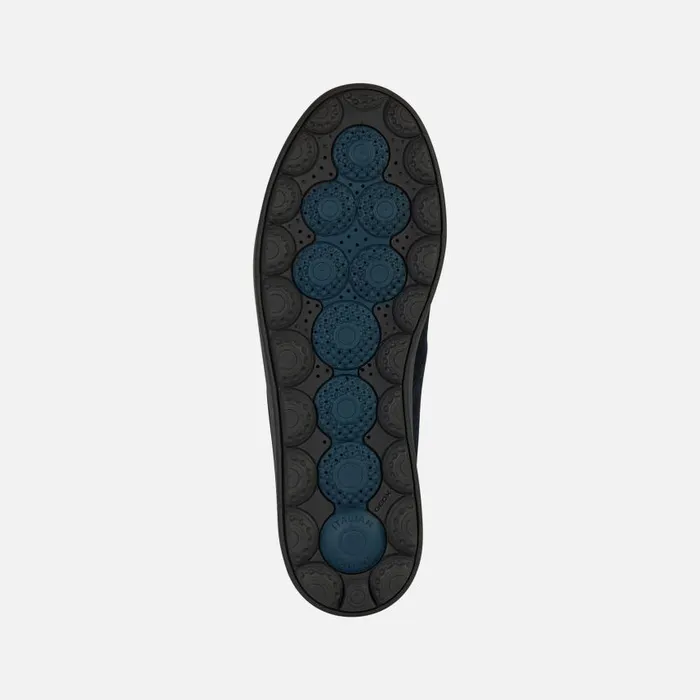 Man Geox Casual Shoes SPHERICA ECUB1 Men039s Navy Suede Shoes Geox Navy