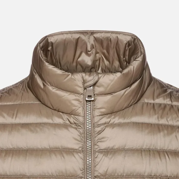 Man Geox Down Jackets WARRENS MAN Fallen Rock Short Down Jacket Fallen Rock