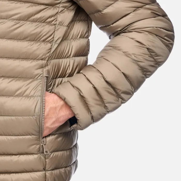 Man Geox Down Jackets WARRENS MAN Fallen Rock Short Down Jacket Fallen Rock