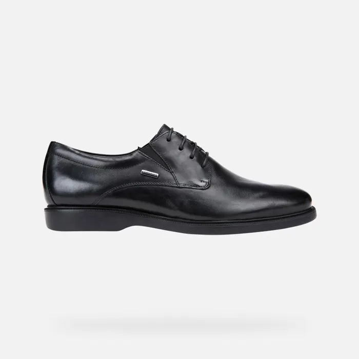Man Geox Formal Shoes BRAYDEN 2FIT ABX C Waterproof Shoes Black Man Geox Black