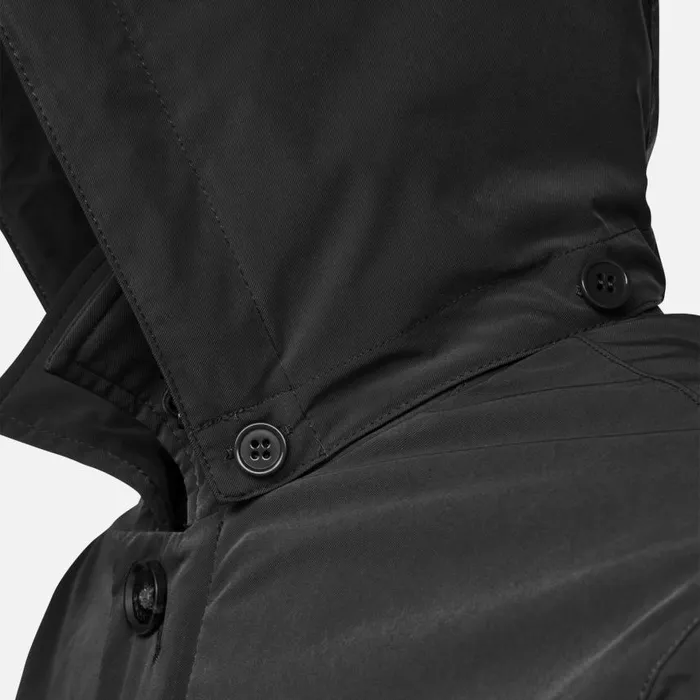Man Geox Jackets ANYWECO MAN Black Trench Coat Black