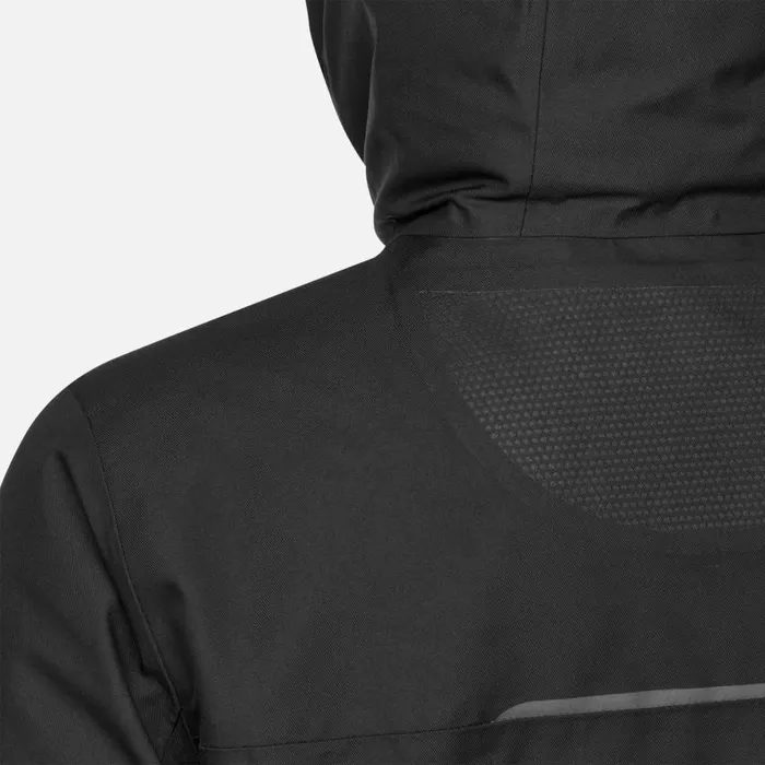 Man Geox Jackets CLINTFORD ABX MAN Black Short Parka Black