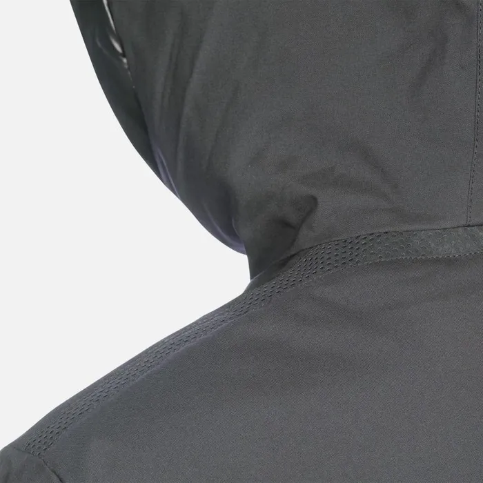 Man Geox Jackets SPHERICA MAN Anthracite Long Parka Anthracite