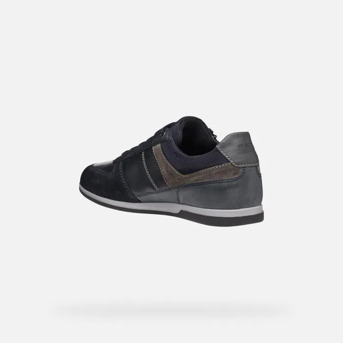 Man Geox Sneakers RENAN MAN NavyGrey Low Top Sneakers Navygrey