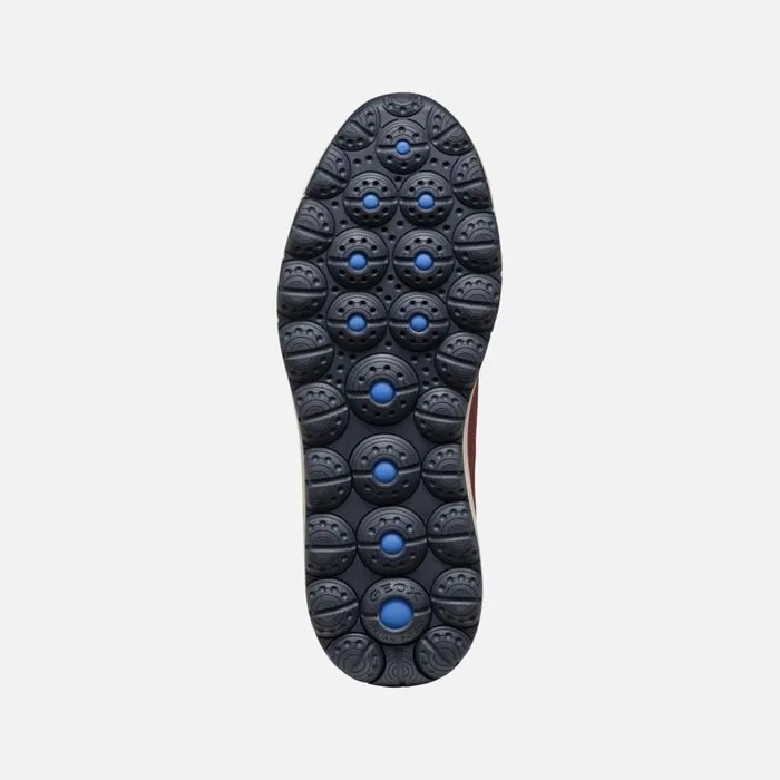 Man Geox Sneakers SPHERICA 4X4 ABX MAN WineDark Green Waterproof Trainers Winedark Green