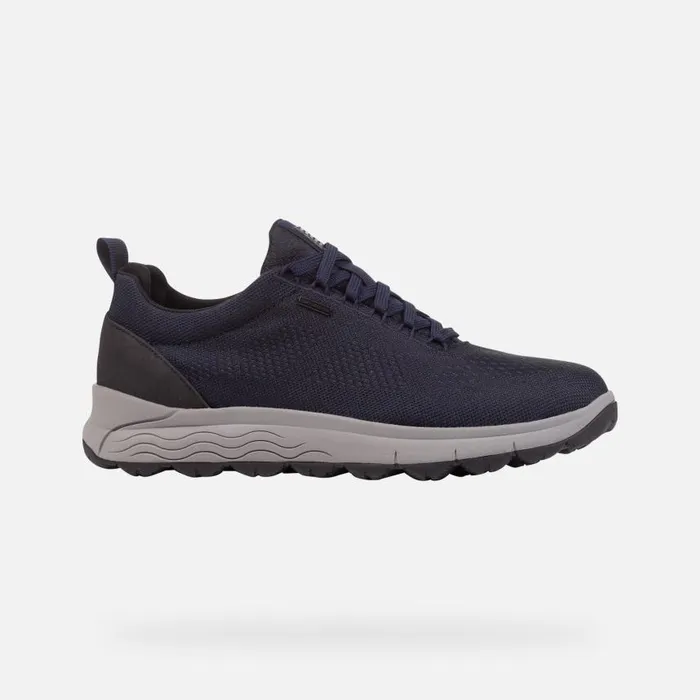 Man Geox Sneakers SPHERICA 4X4 B ABX Waterproof Shoes Navy Man Geox Navy