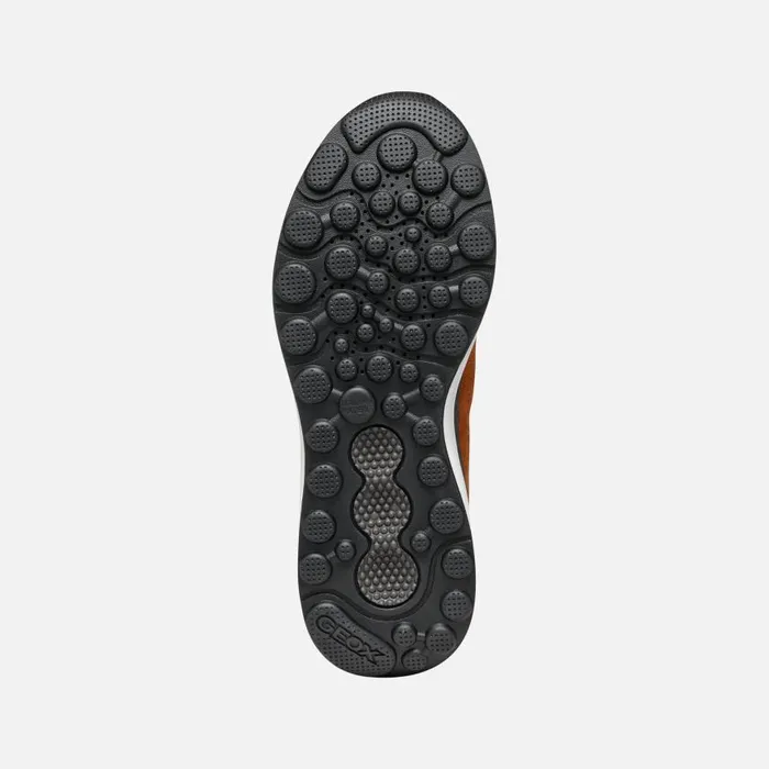 Man Geox Sneakers SPHERICA ACTIF X1 ABX MAN CognacDesert Low Top Sneakers Cognacdesert