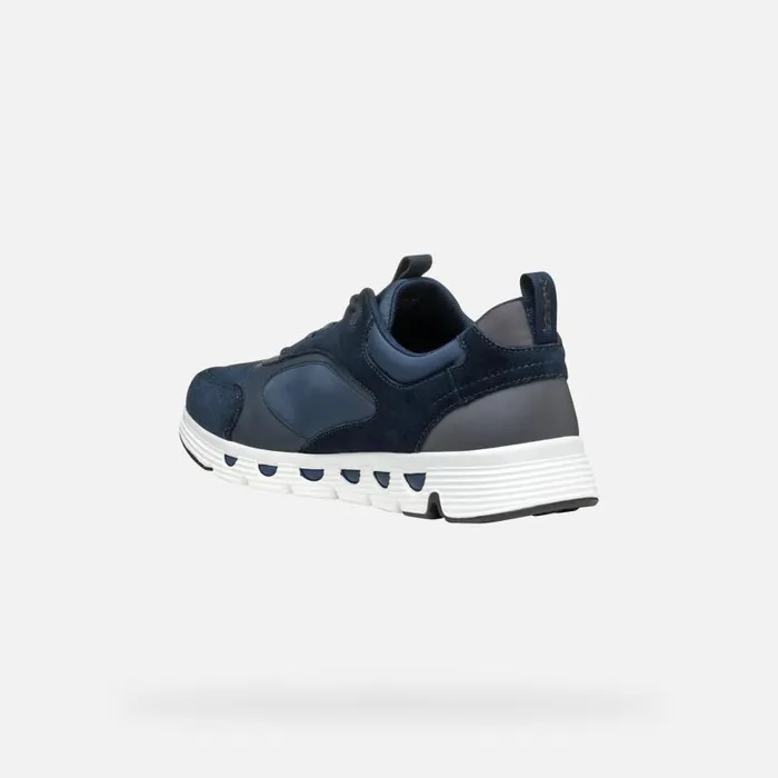 Man Geox Sneakers SPHERICA ECUB4 MAN Dark AvioNavy Low Top Sneakers Dark Avionavy