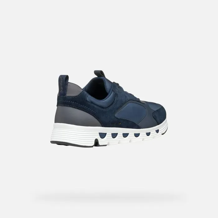 Man Geox Sneakers SPHERICA ECUB4 MAN Dark AvioNavy Low Top Sneakers Dark Avionavy