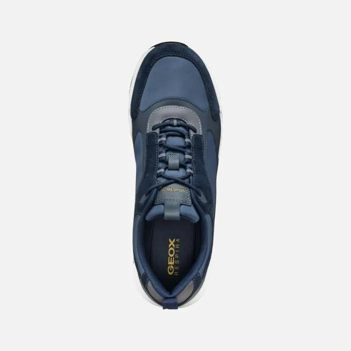 Man Geox Sneakers SPHERICA ECUB4 MAN Dark AvioNavy Low Top Sneakers Dark Avionavy