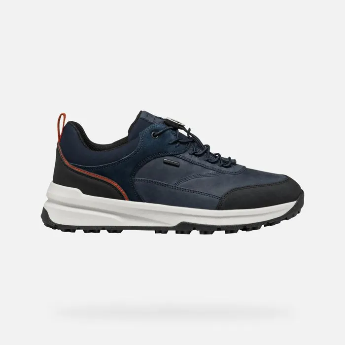 Man Geox Sneakers STERRATRAIL GRIP ABX MAN Navy Waterproof Trainers Navy