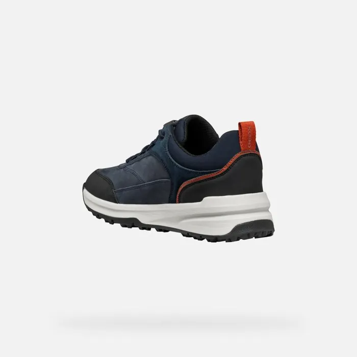 Man Geox Sneakers STERRATRAIL GRIP ABX MAN Navy Waterproof Trainers Navy