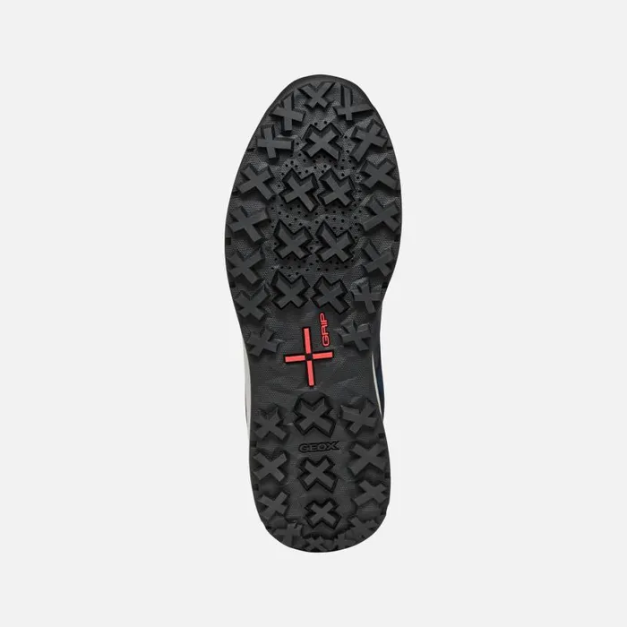 Man Geox Sneakers STERRATRAIL GRIP ABX MAN Navy Waterproof Trainers Navy