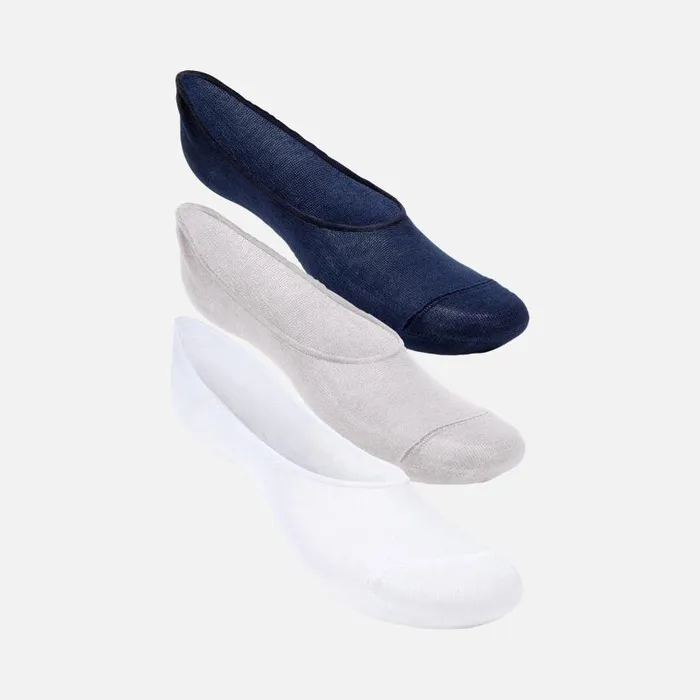 Man Geox Socks THREEPACK SOCKS MAN BlueGreyWhite Short Socks Bluegreywhite