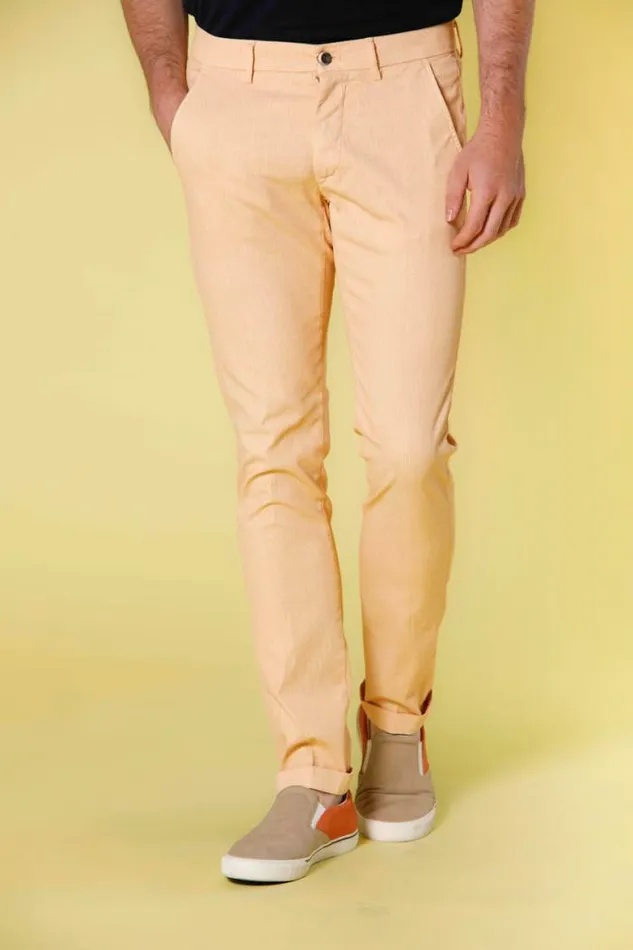Man Torino Style Chino Pants In Cotton With Faded Wales Print Slim Mason039s Pants