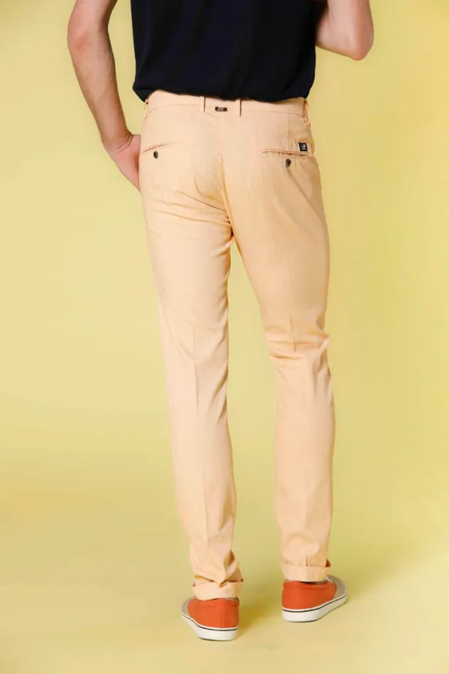 Man Torino Style Chino Pants In Cotton With Faded Wales Print Slim Mason039s Pants
