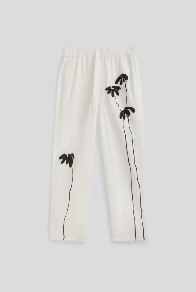 Man Venroy Pants Printed Relaxed Poplin Pant