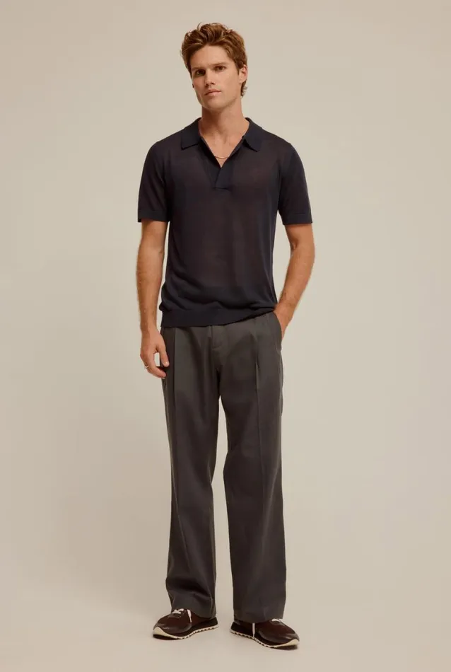 Man Venroy Pants Tailored Pleat Trouser