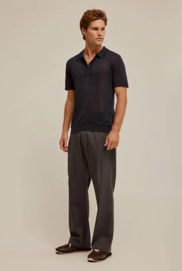 Man Venroy Pants Tailored Pleat Trouser