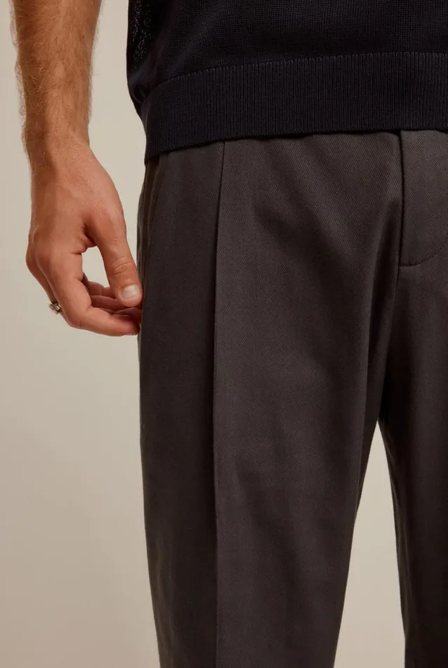 Man Venroy Pants Tailored Pleat Trouser