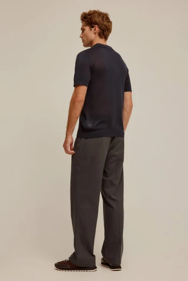 Man Venroy Pants Tailored Pleat Trouser