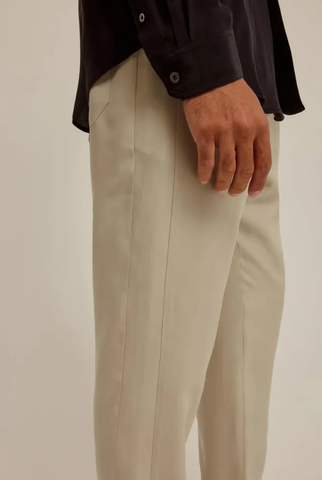 Man Venroy Pants Tencel Lounge Chino