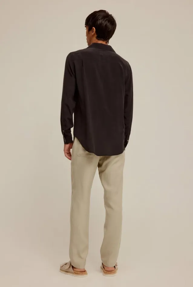 Man Venroy Pants Tencel Lounge Chino