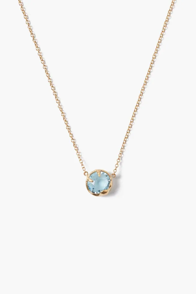 March Birthstone Necklace Aquamarine Crystal Women Chan Luu Necklaces