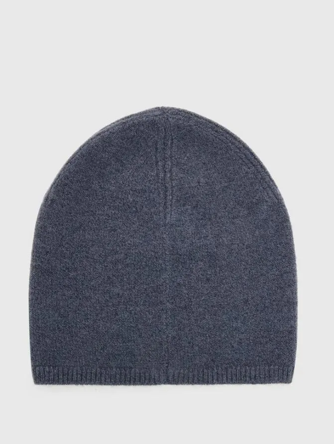 MARCO BEANIE Dk Steel Htr Accessories John Varvatos Hats And Gloves