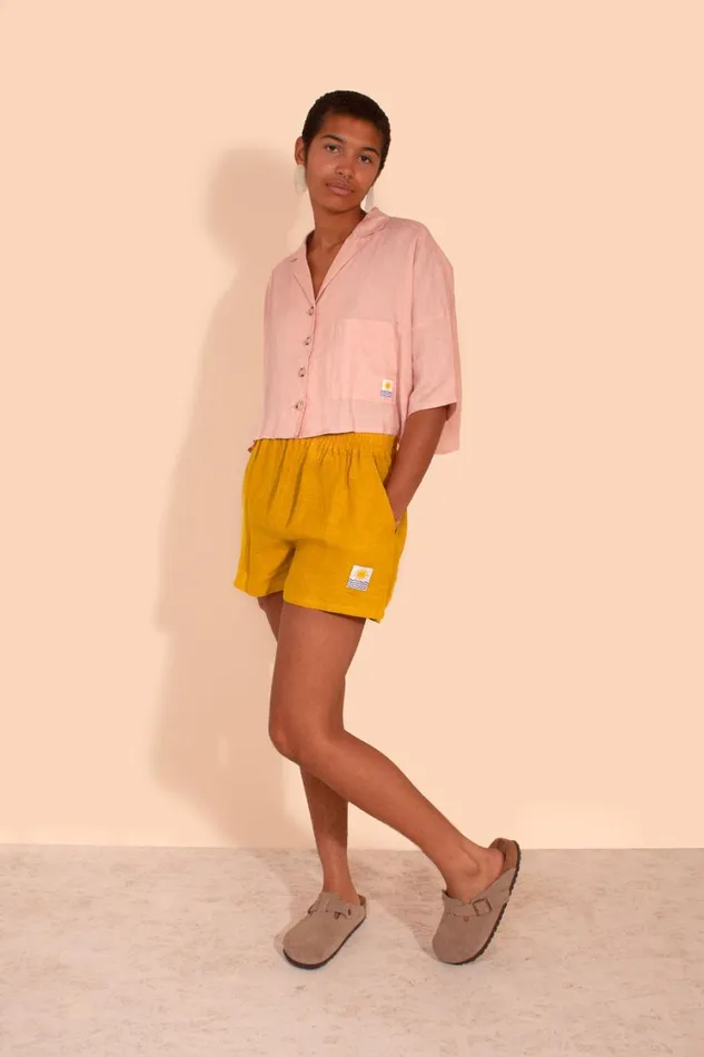 Maxim Linen Shirt Petal WomensShop LF Markey Tops