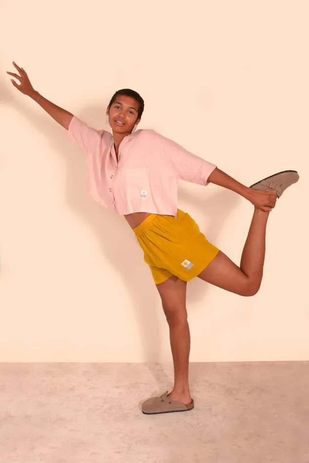 Maxim Linen Shirt Petal WomensShop LF Markey Tops
