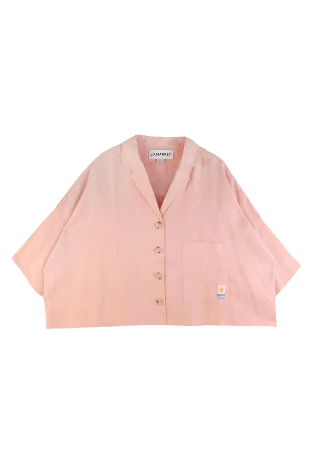 Maxim Linen Shirt Petal WomensShop LF Markey Tops