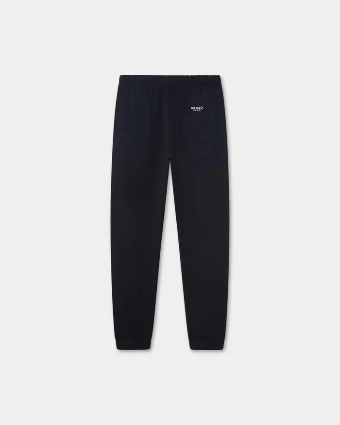 Men 039Boke Flower039 Embroidered Jog Pants Black Kenzo Pants And Shorts