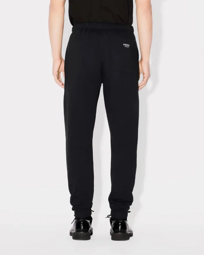 Men 039Boke Flower039 Embroidered Jog Pants Black Kenzo Pants And Shorts