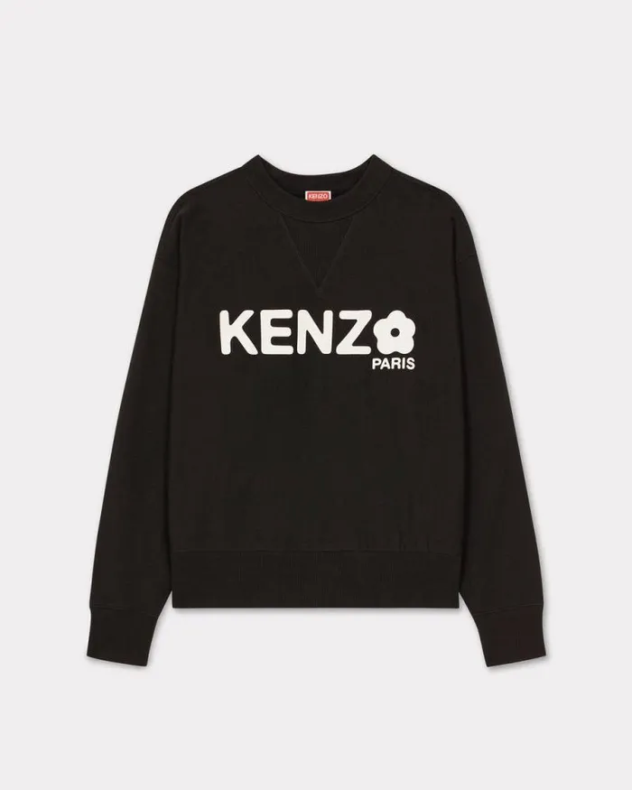 Men 039Boke Flower039 Oversized Sweatshirt Black Kenzo Sweatshirts And Hoodies
