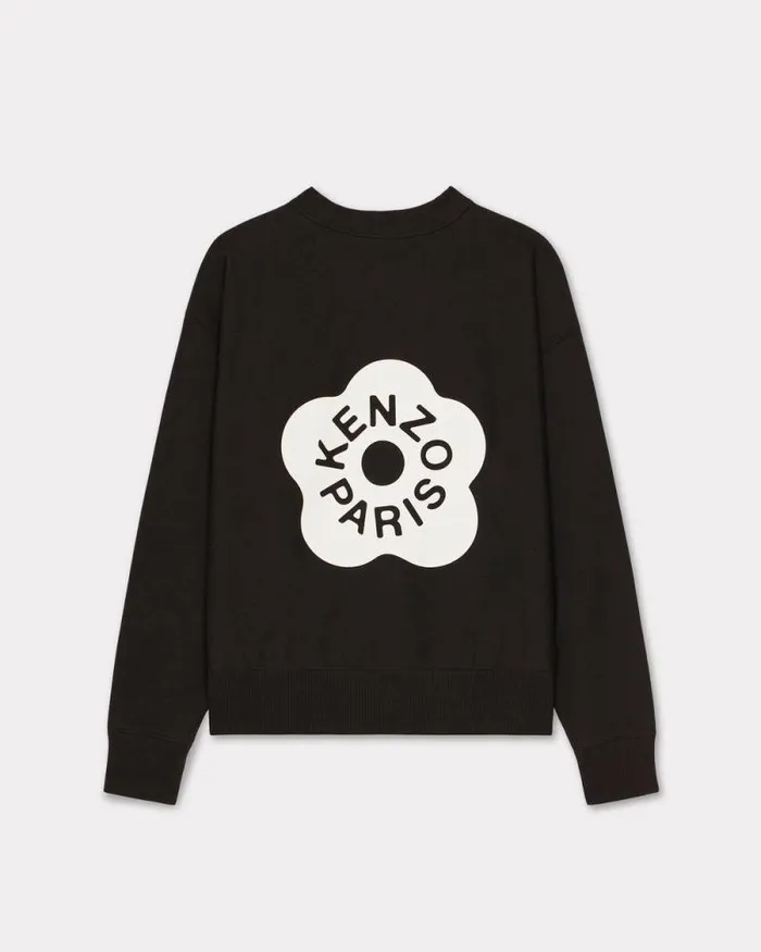 Men 039Boke Flower039 Oversized Sweatshirt Black Kenzo Sweatshirts And Hoodies