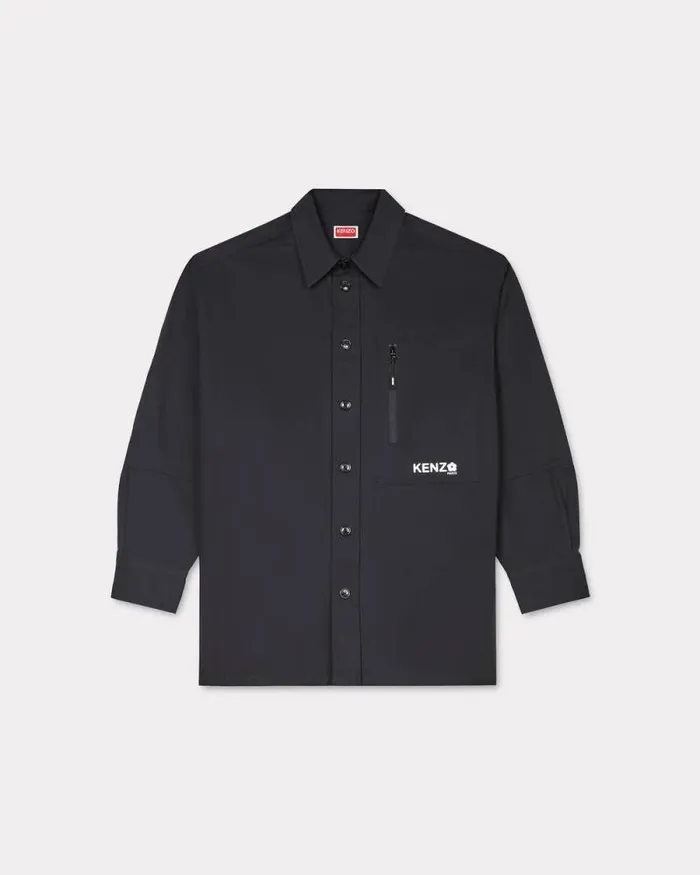 Men 039Boke Flower 20039 Oversized Shirt Black Kenzo Shirts
