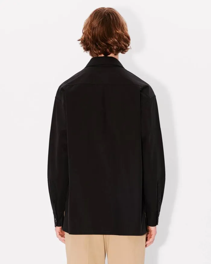 Men 039Boke Flower 20039 Oversized Shirt Black Kenzo Shirts