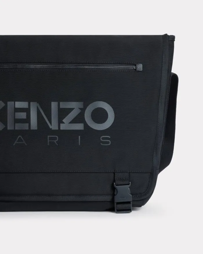 Men 039KENZO 48039 Large Messenger Black Kenzo Bags