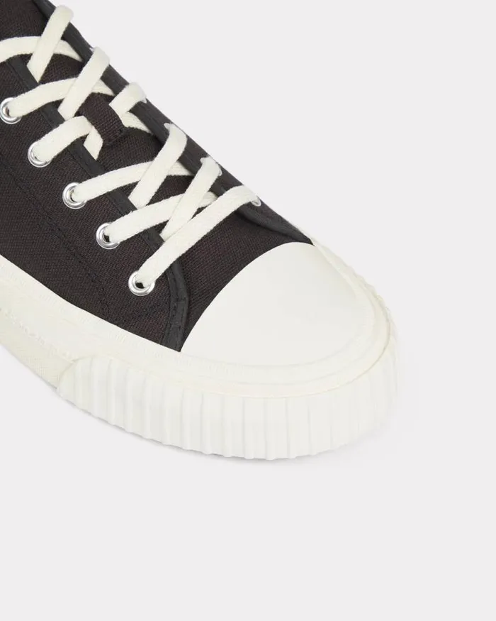 Men 039KENZO Foxy039 Canvas Trainers Black Kenzo Sneakers