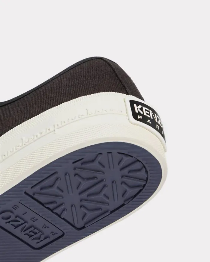 Men 039KENZO Foxy039 Canvas Trainers Black Kenzo Sneakers