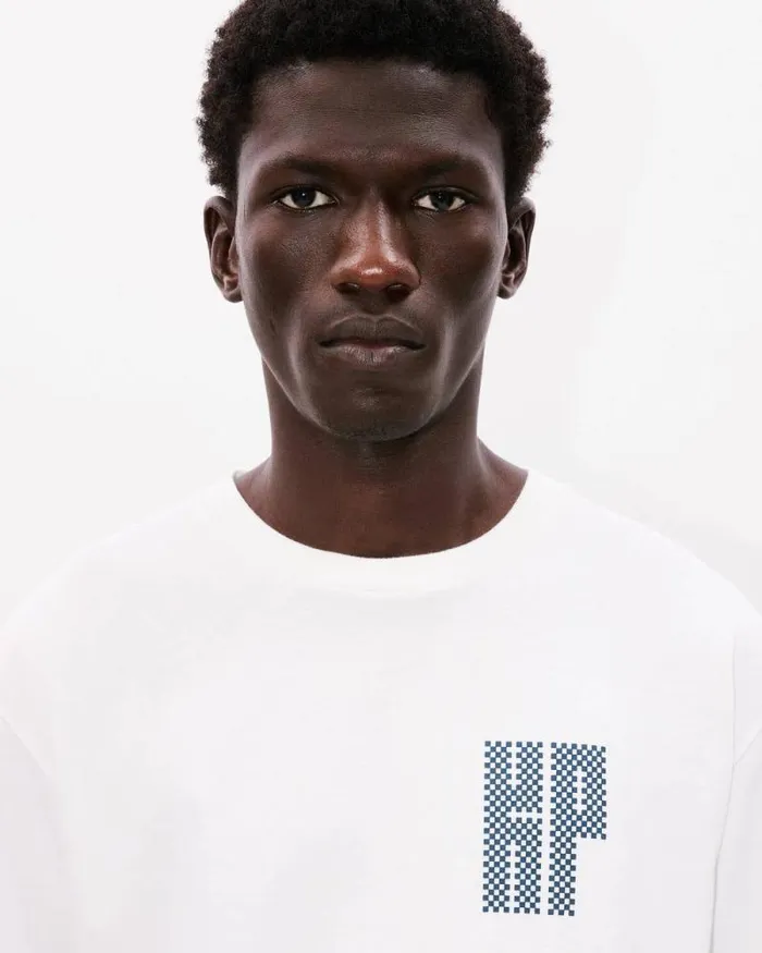 Men 039KENZO Kamon039 Oversized Tshirt In Cotton Off White Kenzo Tshirts And Polos