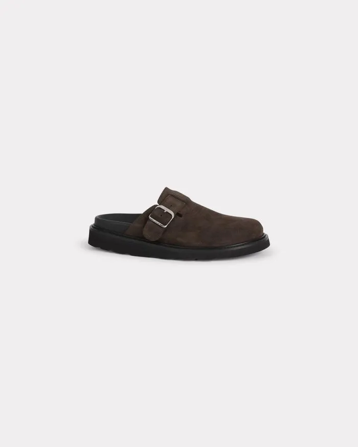 Men 039KENZO Matto039 Clogs Chocolate Kenzo Mules And Espadrilles