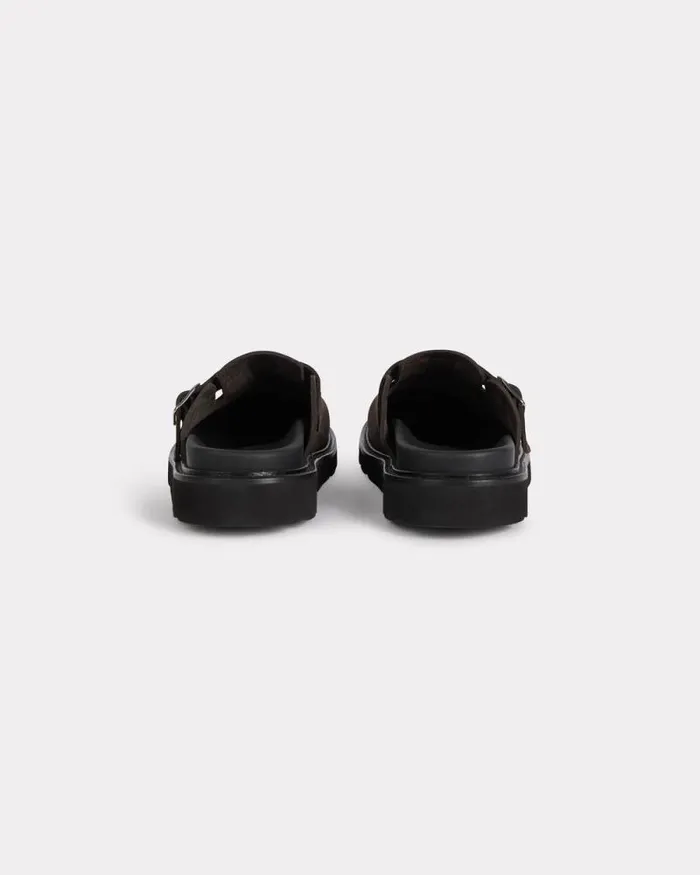Men 039KENZO Matto039 Clogs Chocolate Kenzo Mules And Espadrilles