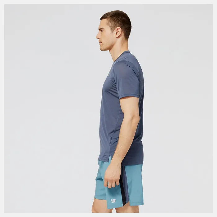 Men Accelerate Short Sleeve Thunder New Balance Shirts