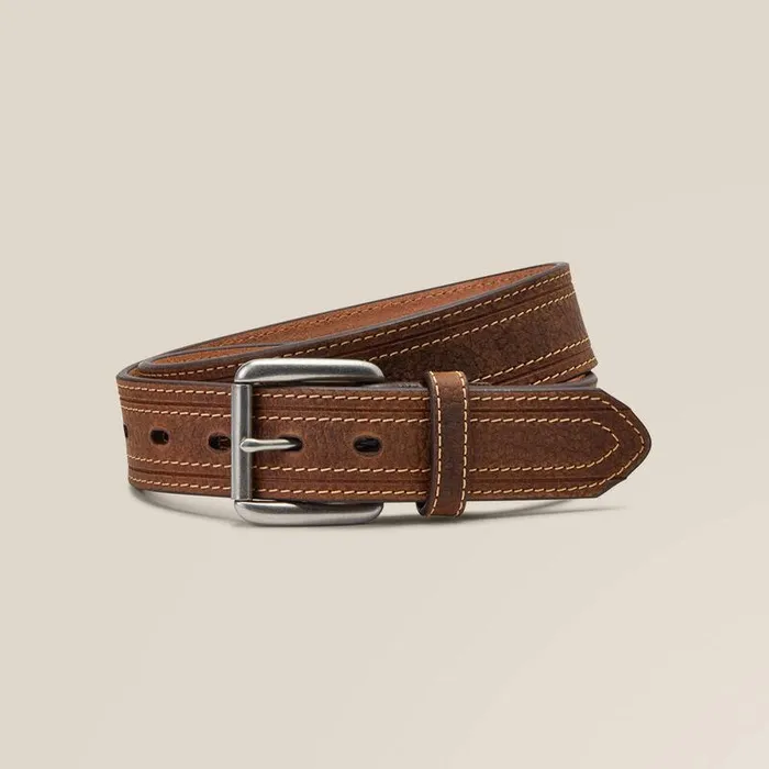 Men Belts Ariat Thick Stripe Belt Brown