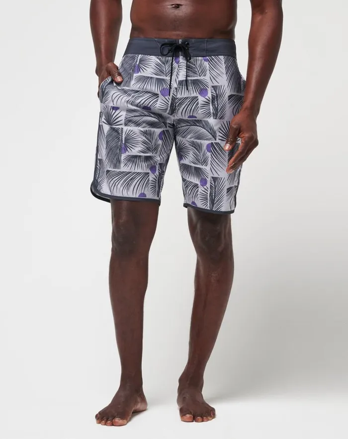 Men Boardshorts TravisMathew SAIL PLANS BOARDSHORT Heather Grey